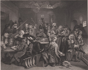Rake's Progress by William Hogarth